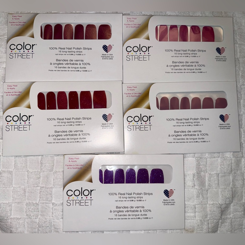 Color Street 100% Real Nail Polish Strips Set, BRAND NEW